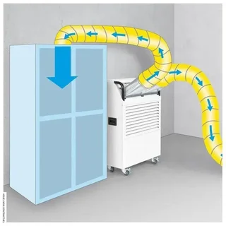 Ø200mm Klimaanlage Schlauchadapter für PortaTemp 4500 S Trotec Mobile Klimaanlage