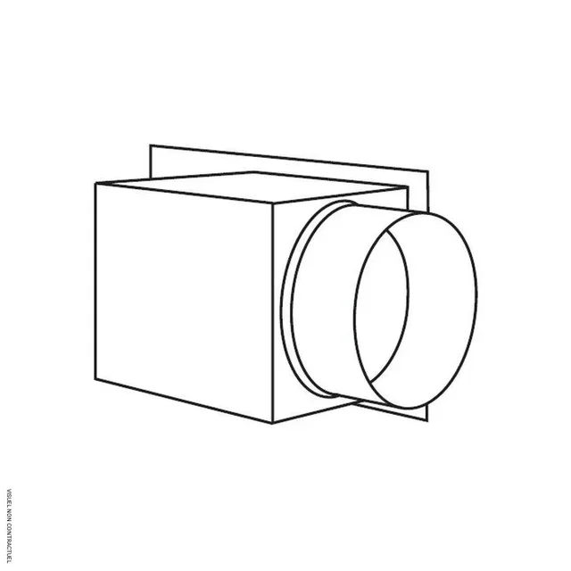 Adaptateur 2 sorties latérales 40cm SOVELOR-DANTHERM