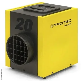 Aquecedor elétrico portátil 2,5 kW Trotec TEH 20 T para canteiro de obras