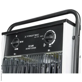 Riscaldatore elettrico 22kW TROTEC TDS 100 trifase per grandi spazi