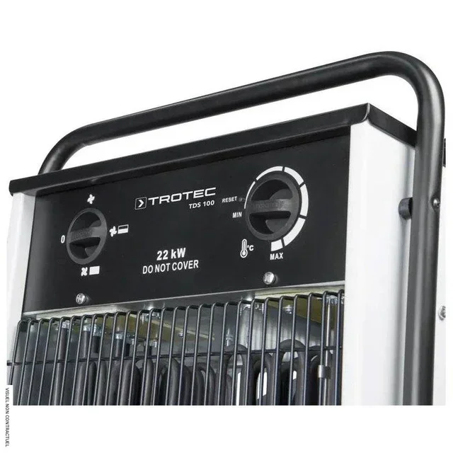 Riscaldatore elettrico 22kW TROTEC TDS 100 trifase per grandi spazi