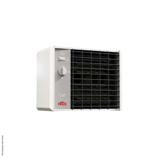 Aérotherme électrique mural 5kW CAT C5N Frico avec thermostat TPT16 pour garage atelier
