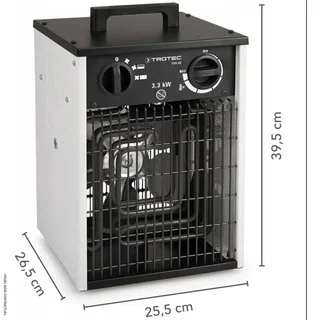 Aquecedor Elétrico de Parede Trotec TDS 20 - Aquecimento Profissional 2kW