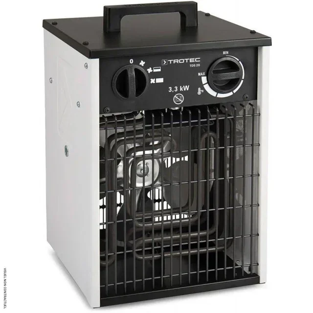 Aérotherme électrique mural Trotec TDS 20 - Chauffage 2kW professionnel