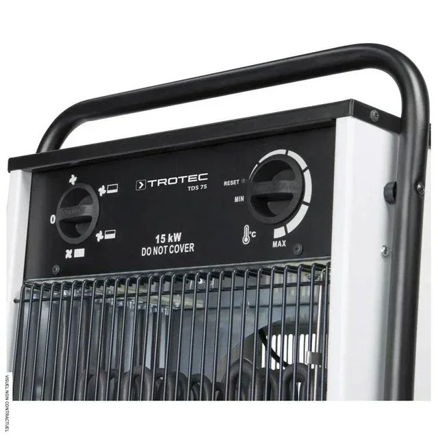 Termoventilatore Elettrico Trifase Trotec TDS 75 - 3 Livelli di Potenza - Riscaldatore Industriale