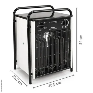 Termoventilatore Elettrico Trifase Trotec TDS 75 - 3 Livelli di Potenza - Riscaldatore Industriale