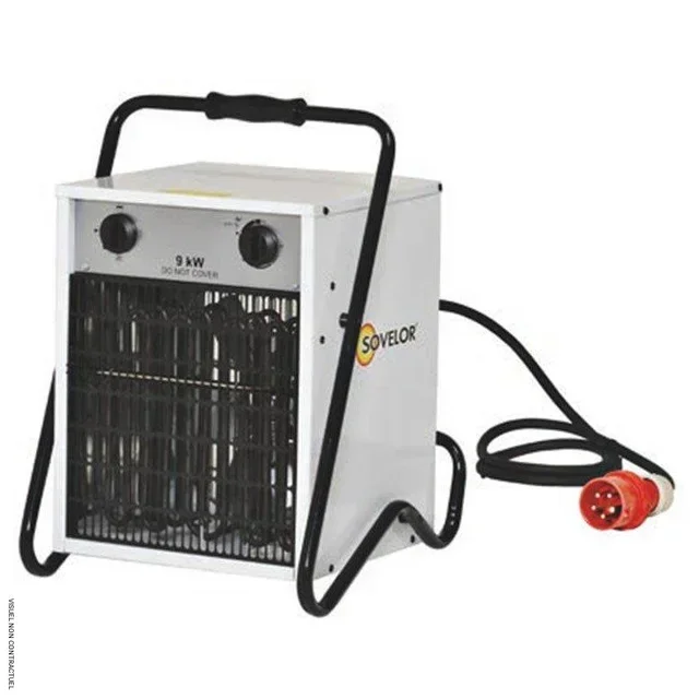 Mobile Three-Phase Electric Air Heater B9C Sovelor Dantherm 380V Industrial Heating