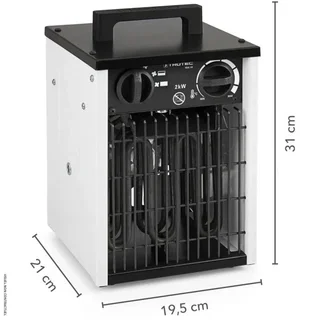 Trotec TDS 10 Elektroheizgebläse - 2kW Professionelle Kompaktheizung