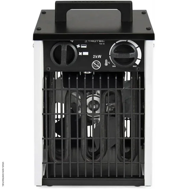 Trotec TDS 10 Elektroheizgebläse - 2kW Professionelle Kompaktheizung