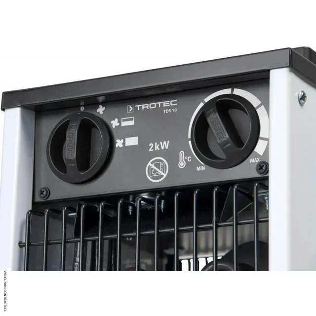 Trotec TDS 10 Elektroheizgebläse - 2kW Professionelle Kompaktheizung