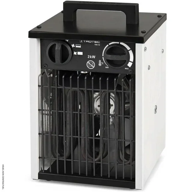 Trotec TDS 10 Elektroheizgebläse - 2kW Professionelle Kompaktheizung