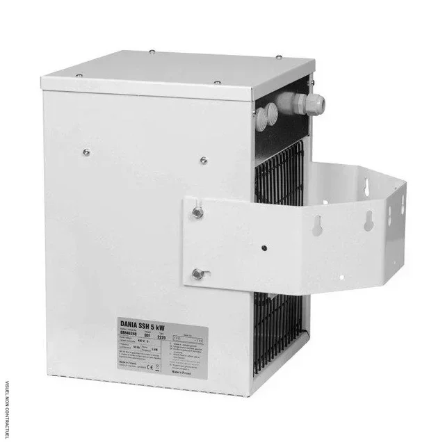 Wandmontierter Heizlüfter DANIA SSH5 5kW Drehstrom 230/400V INELCO