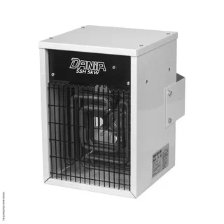 Wandmontierter Heizlüfter DANIA SSH5 5kW Drehstrom 230/400V INELCO