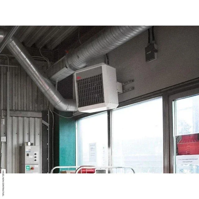 Aquecedor de ar elétrico PANTHER FC 9 kW trifásico suspenso - Frico PNF09 para oficinas e comércios