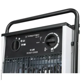 Aquecedor Elétrico Industrial Trifásico Trotec TDS 50 - Canon de Calor Profissional Portátil 9kW