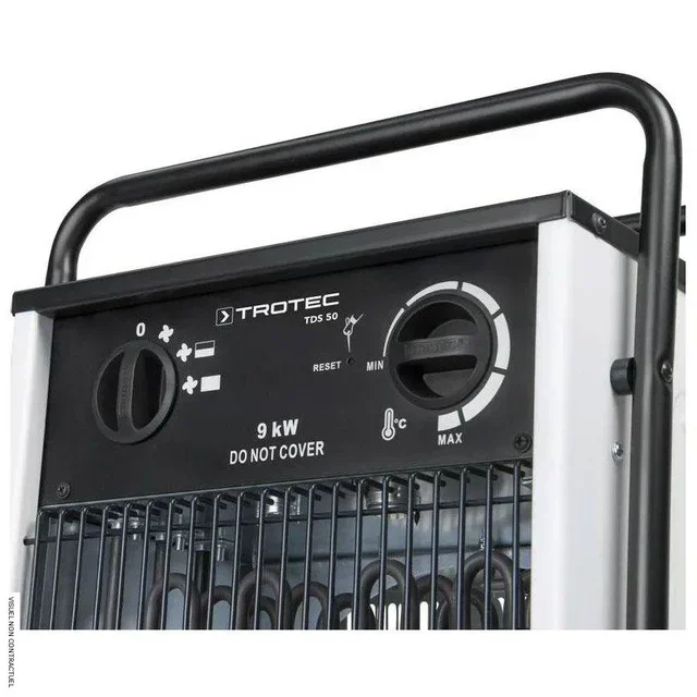 Aquecedor Elétrico Industrial Trifásico Trotec TDS 50 - Canon de Calor Profissional Portátil 9kW