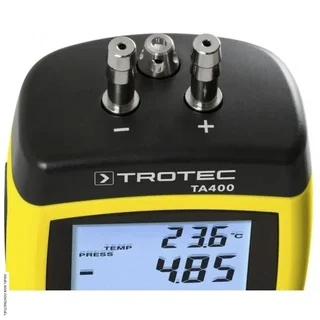 TA400 TROTEC Anemometer Pitot Tube Calibration Certificate Wind Speed Meter Air Flow Measurement