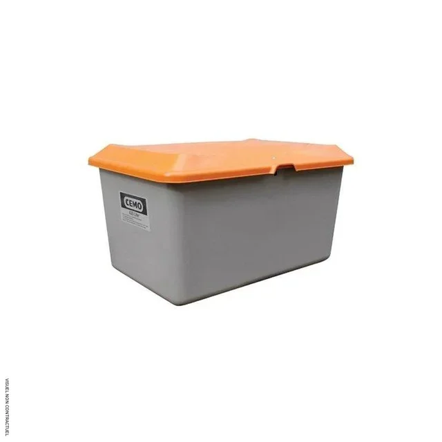 Bac à sel PFV PLUS3 400L CEMO - Stockage sable et granulats
