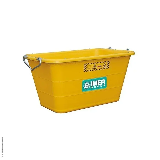 Secchio Plastica 200L Cantiere Malta Cemento Betoniera IMER M-20