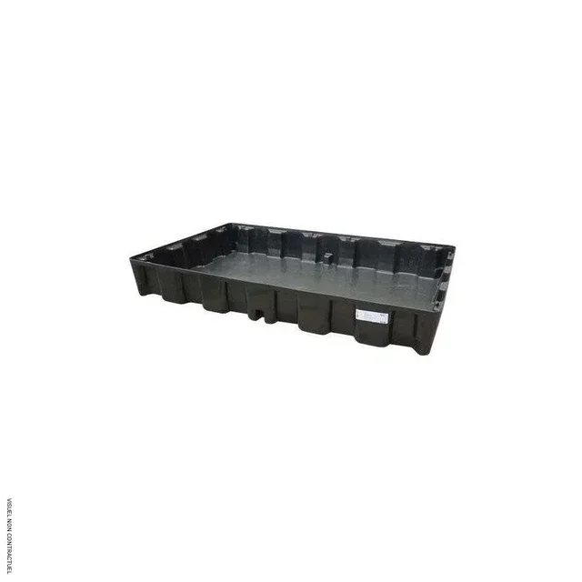 Bac rétention modulaire 120L PEHD CEMO sans caillebotis
