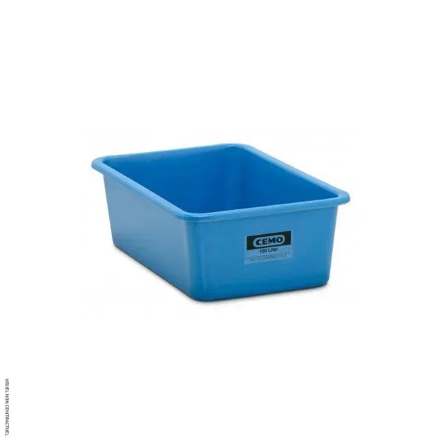 CEMO PFV 100L Vasca di Contenimento Blu - Stoccaggio Sicuro di Oli e Prodotti Chimici