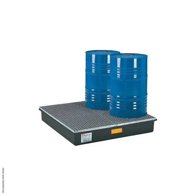 Bac rétention PFV 220/4 acier huiles fioul CEMO