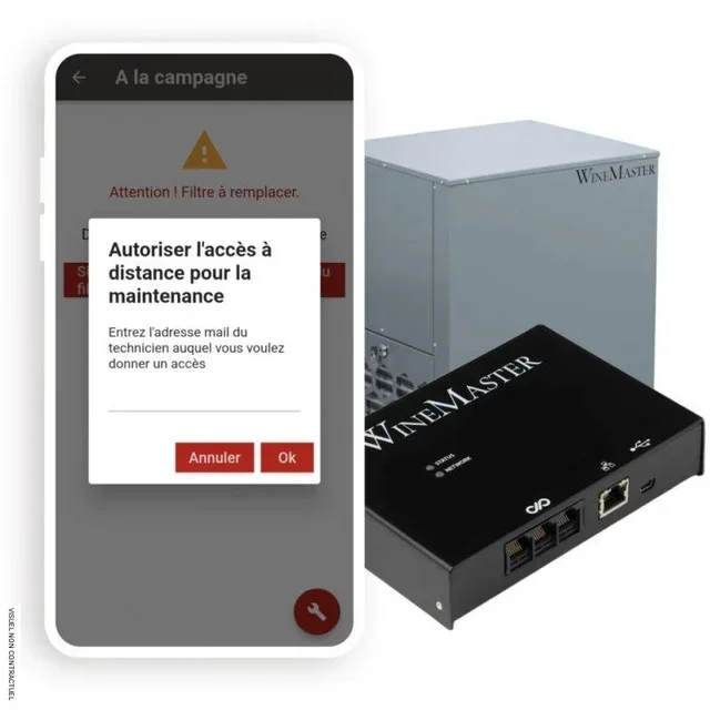 Connected WineMaster Wine Cellar Temperature and Humidity Control Unit