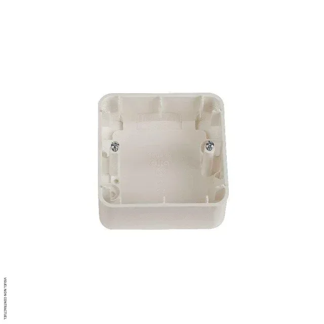Boîtier de montage mural Heatcom pour thermostat, installation sur prise Euro