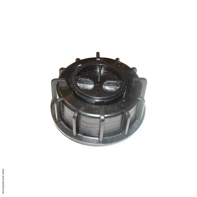Bouchon noir UNI CEMO avec joint pour cuve de stockage