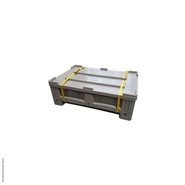 Box ADR 195L batteries lithium avec couvercle CEMO