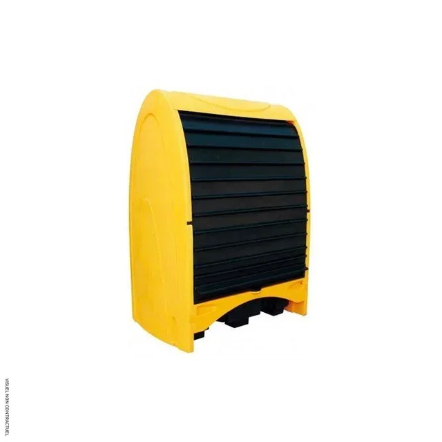 Box rétention 2 fûts PE CEMO - Stockage sécurisé produits chimiques