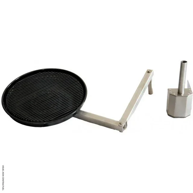 Bras barbecue articulé inox pour four Vésuve Vulcano 38cm