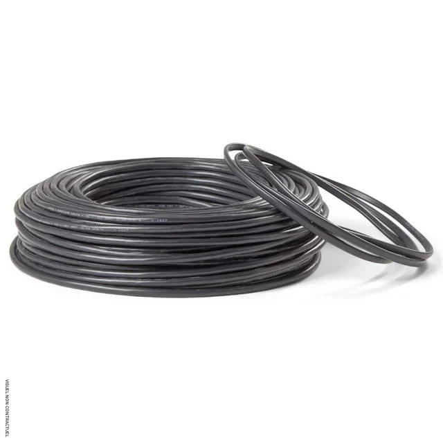 Câble chauffant 20W/m 105m Heatcom 2144W Ø7mm sol anti-gel 230V