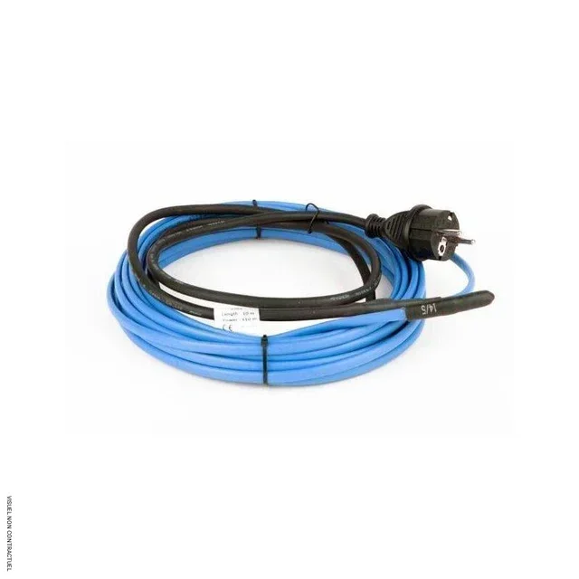 Câble chauffant AquaSafe 10W anti-gel tuyaux 1m intérieur/extérieur HEATCOM
