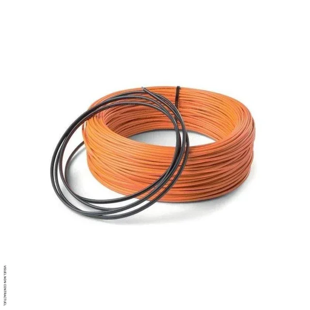 Câble chauffant HEATCOM 52,5m 12W/m ultra-fin Ø3mm sol