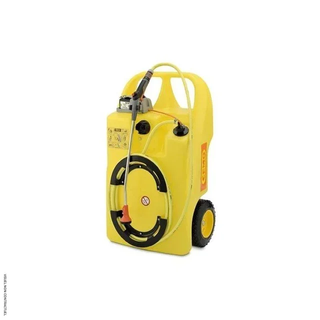Carrinho de rega 60L silencioso bomba 12V CEMO com bateria lítio pulverizador jardim