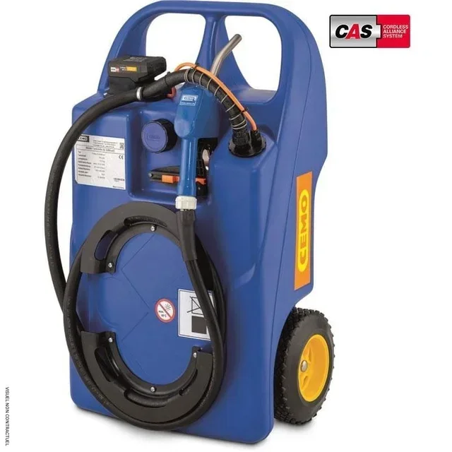 Caddy ravitailleur AdBlue 60L pompe Centri SP30 batterie CEMO