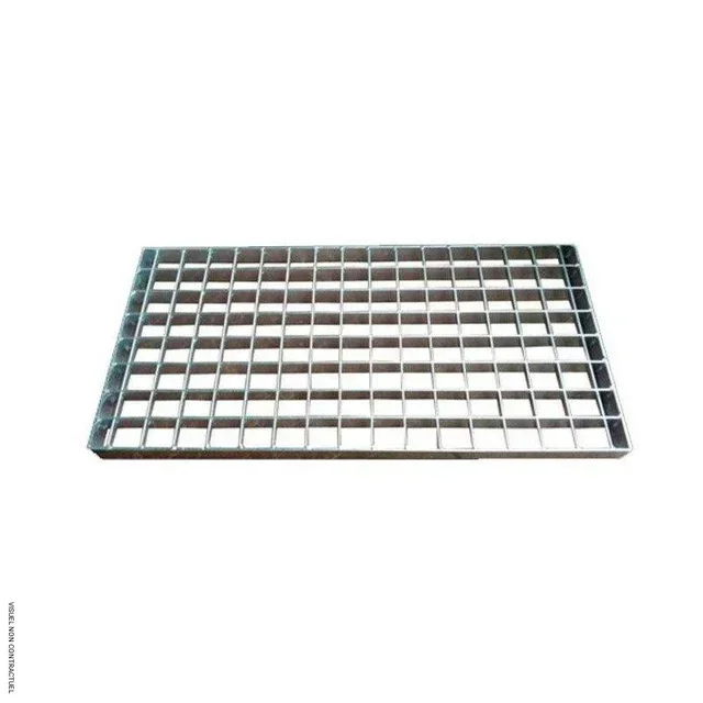 Caillebotis acier galvanisé 540x270mm ECODIS - Grille de propreté industrielle