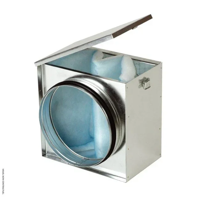 Luftfiltergehäuse Ø355 mm MFL G4 S&P mit Zugangsklappe