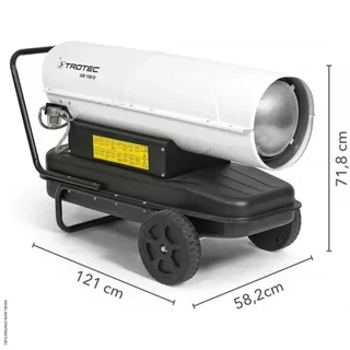 IDE 100 D TROTEC 100 kW Ölheizkanone - Bauheizung
