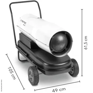 Cañón de Aire Caliente 60kW IDE 60 D TROTEC Combustión Directa Gasóleo