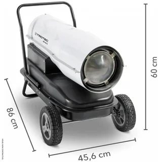 Generatore aria calda a gasolio TROTEC IDE 50 D 49kW professionale cantiere