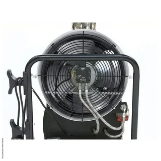 Cañón de aire caliente Trotec IDE 80 80 kW diésel sobre carro - Calefacción profesional móvil