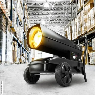 Canhão de calor a gasóleo TROTEC IDX 50 D 55 kW - Aquecimento portátil para obra