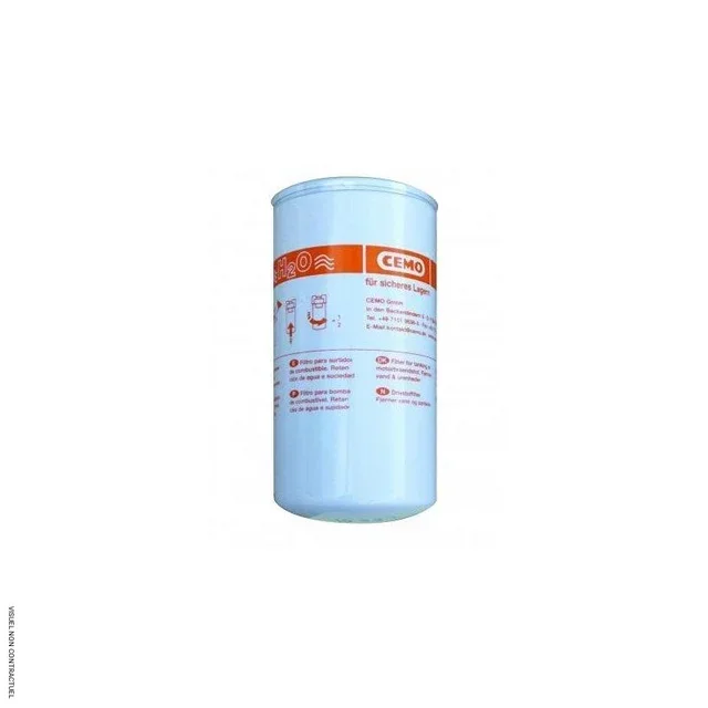 Cartuccia filtro CEMO 70L/min 30µm acqua e particelle