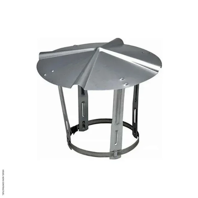 Chapeau conduit aluminium Ø153mm SOVELOR-DANTHERM ventilation