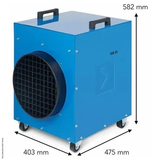 Aquecedor Elétrico Trifásico 18kW TDE 95 V2 Trotec Obra Profissional