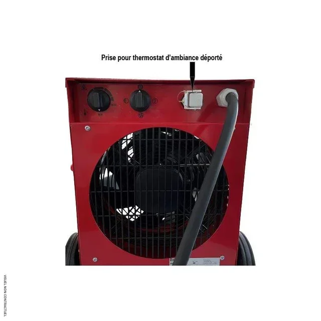 Chauffage électrique mobile 18kW DANIA VK18 gainable sur roues - INELCO