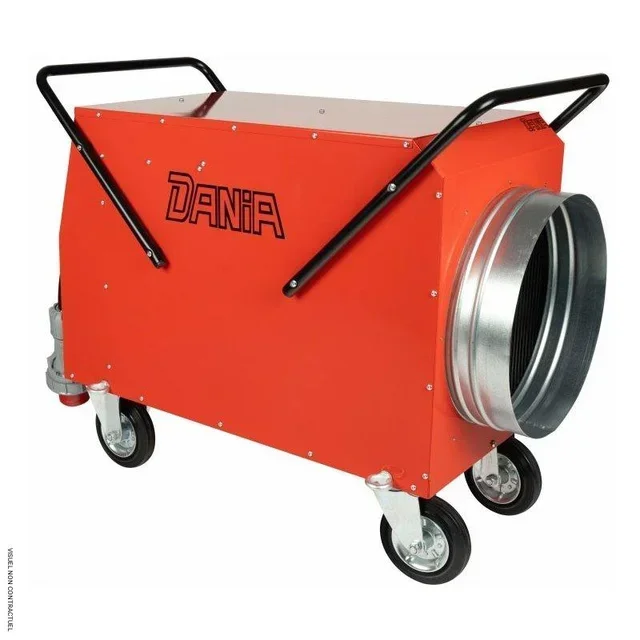Mobile electric heater 30kW ductable DANIA VK 30 INELco on wheels