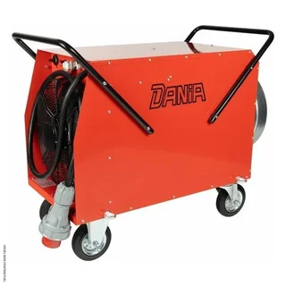 Mobile electric heater 30kW ductable DANIA VK 30 INELco on wheels